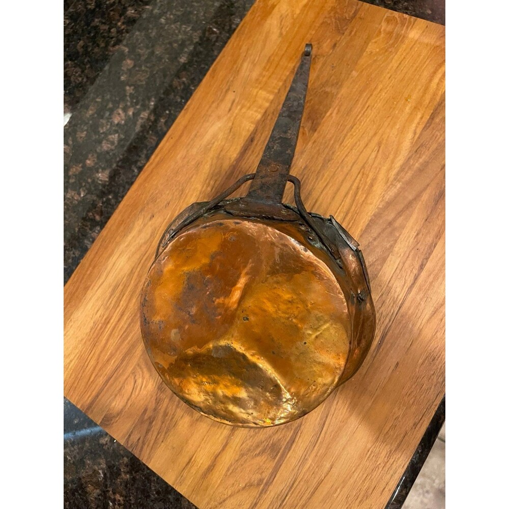 Primitive Hammered Copper Fry Pan